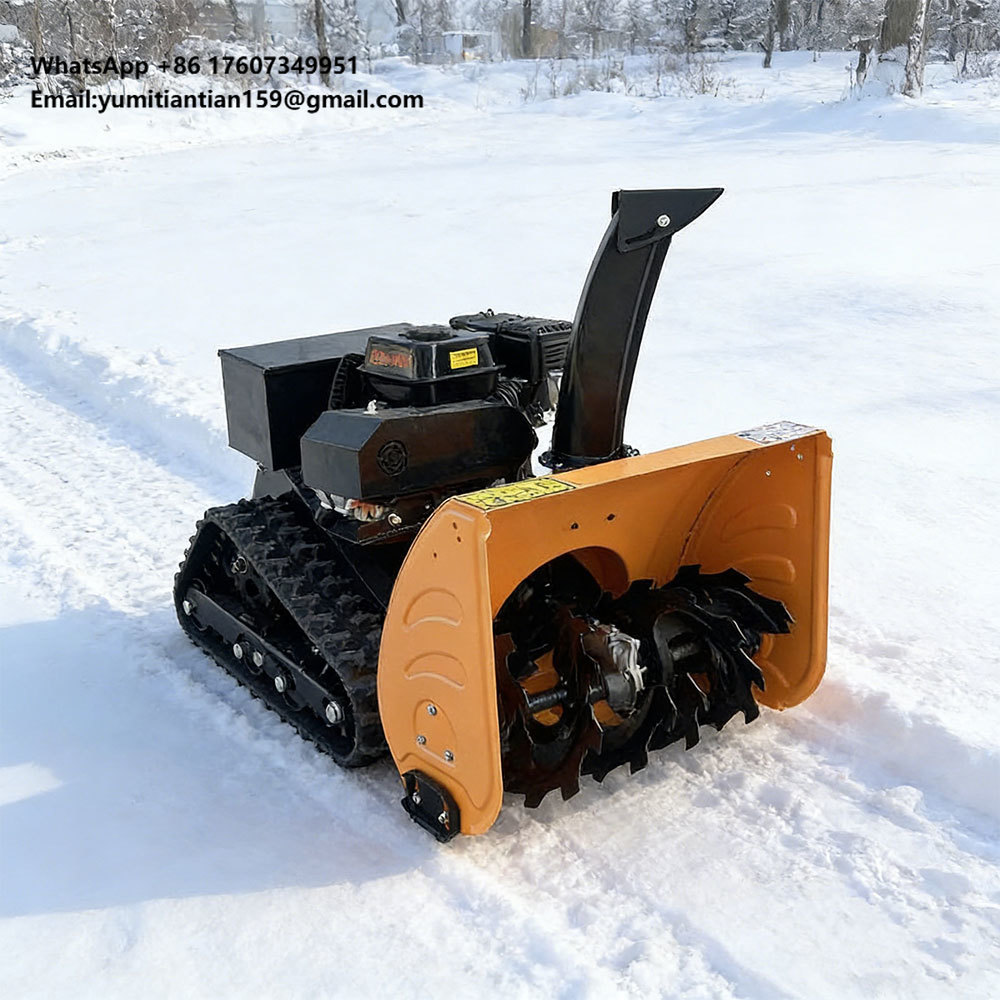 Robot Track - Mesin Pembersih Salju Otomatis Tanpa Kabel,