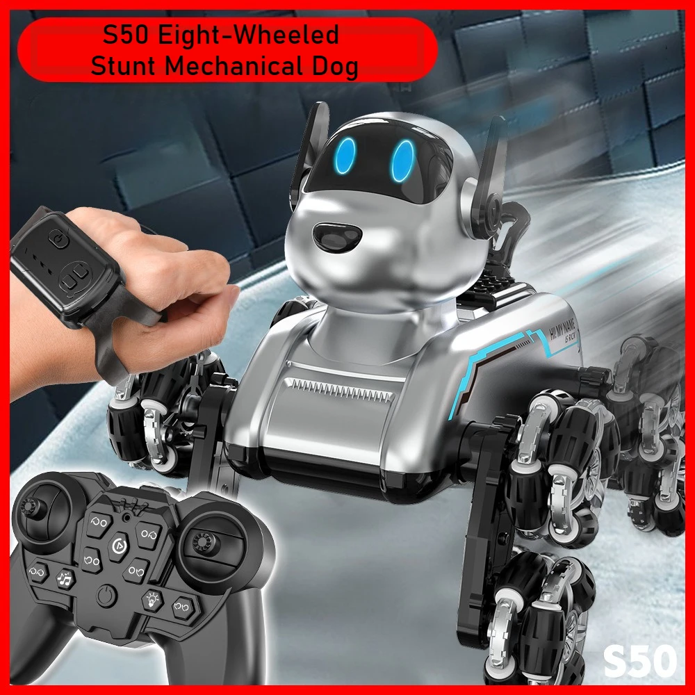 Robot Wheel - S50 Robot Anjing Cerdas Sensor Gerak