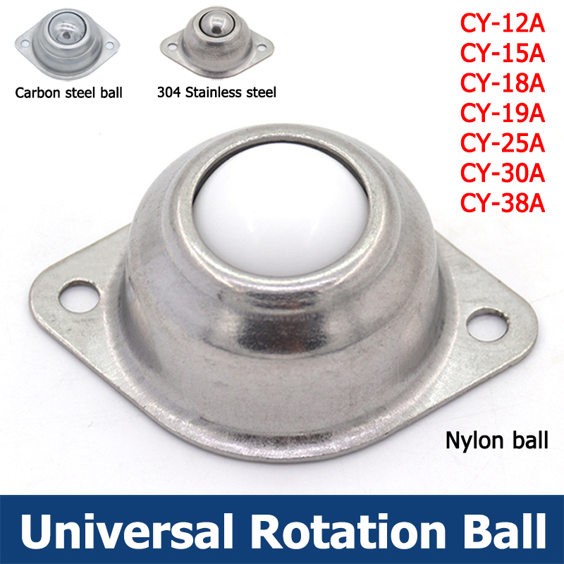 Omni Wheel - 1-10 Buah CY-12A/15A/18A/19A/25A/30A/38A Roller Ball Transfer