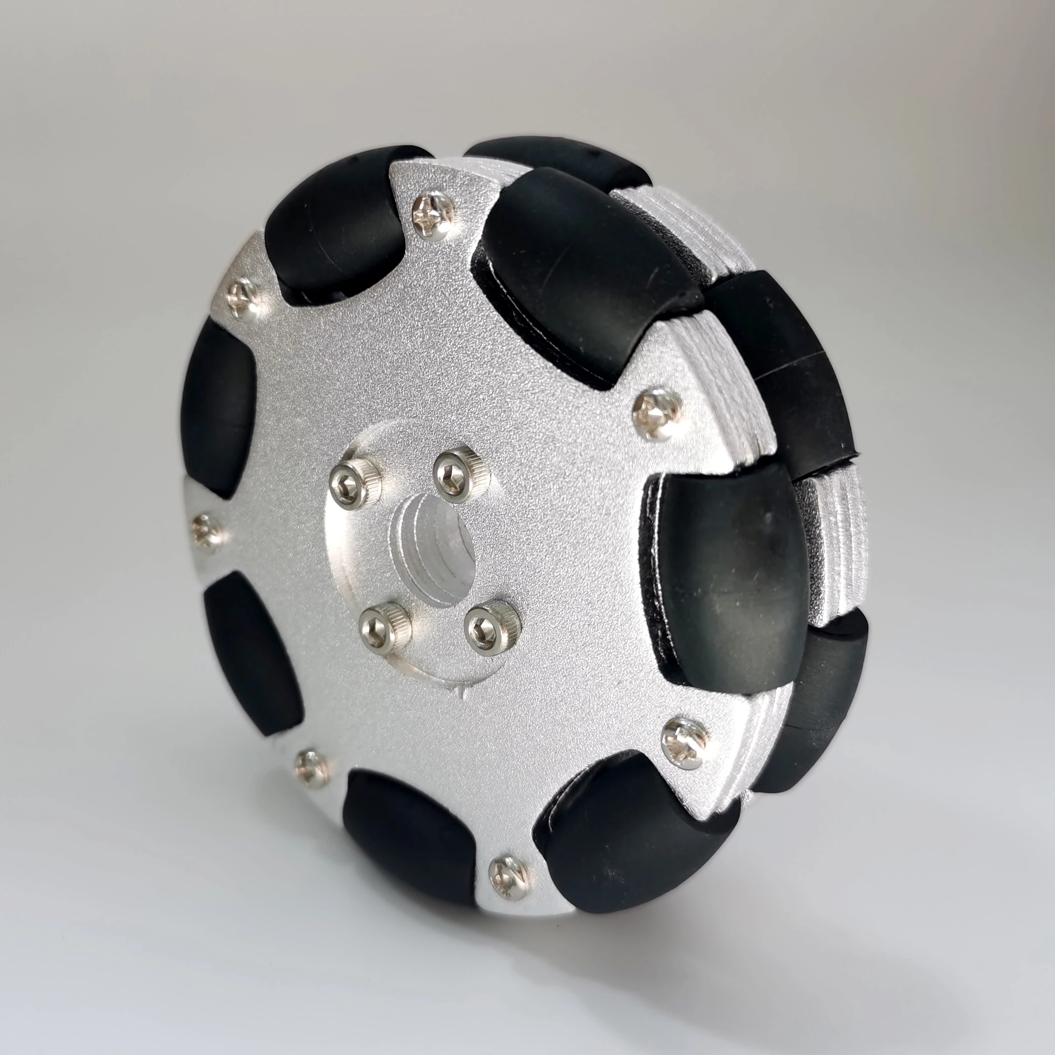 Omni Wheel - Roda Aluminium Ganda 82mm Omni-Directional