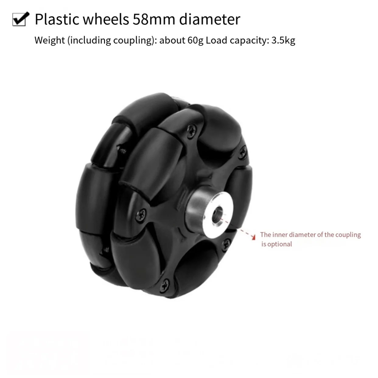 Roda Omni Logam untuk Robot Pi - Robot Wheel ulasan dan harga