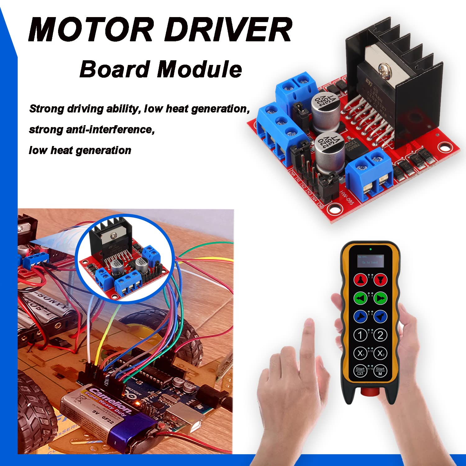 L298N papan pengontrol Drive M - L298N Module ulasan dan harga