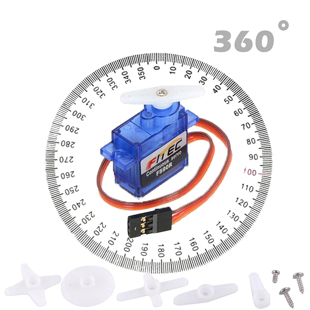 Feetech Mini FS90R mikro Servo - Arduino Robot ulasan dan harga