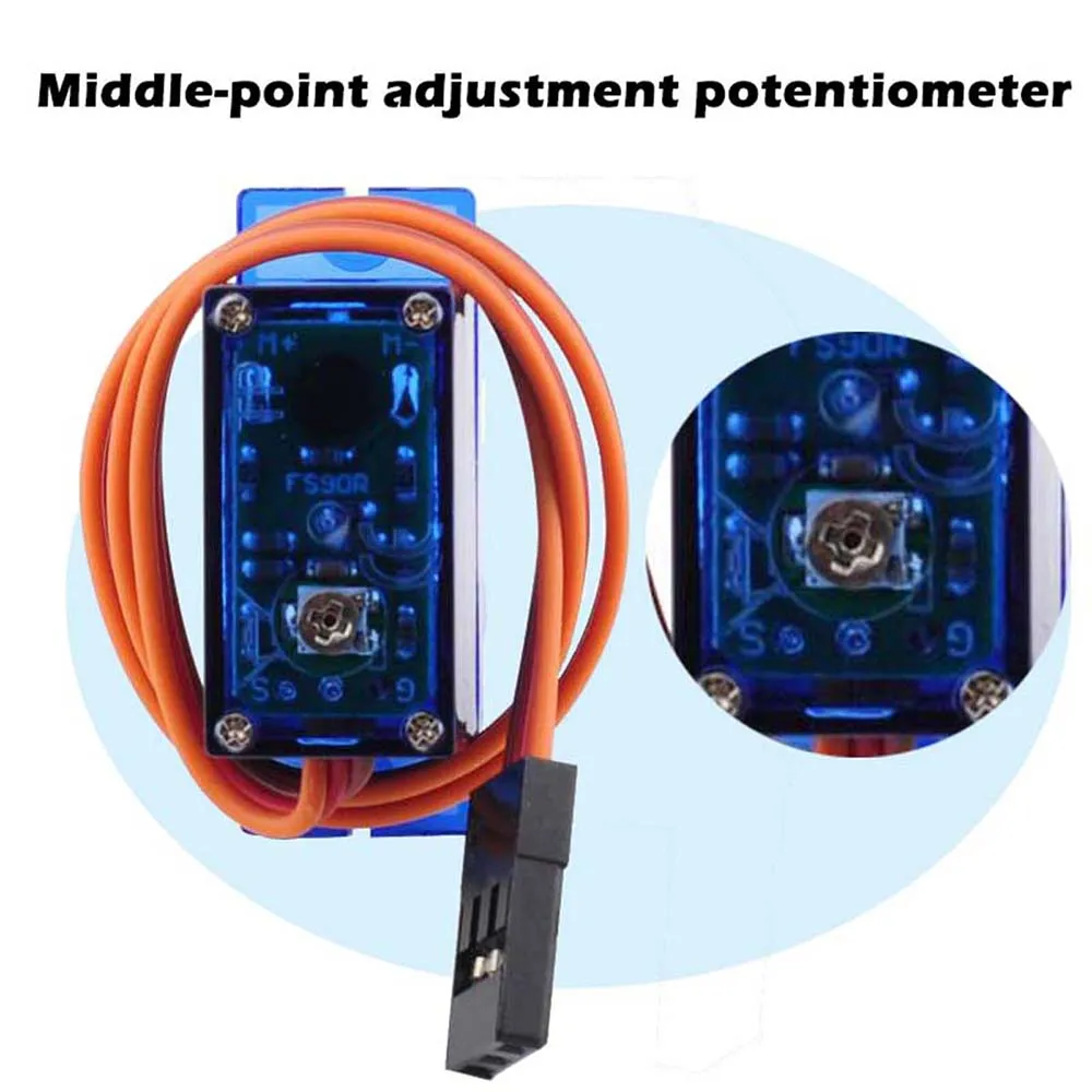 Feetech Mini FS90R mikro Servo - Arduino Robot ulasan dan harga