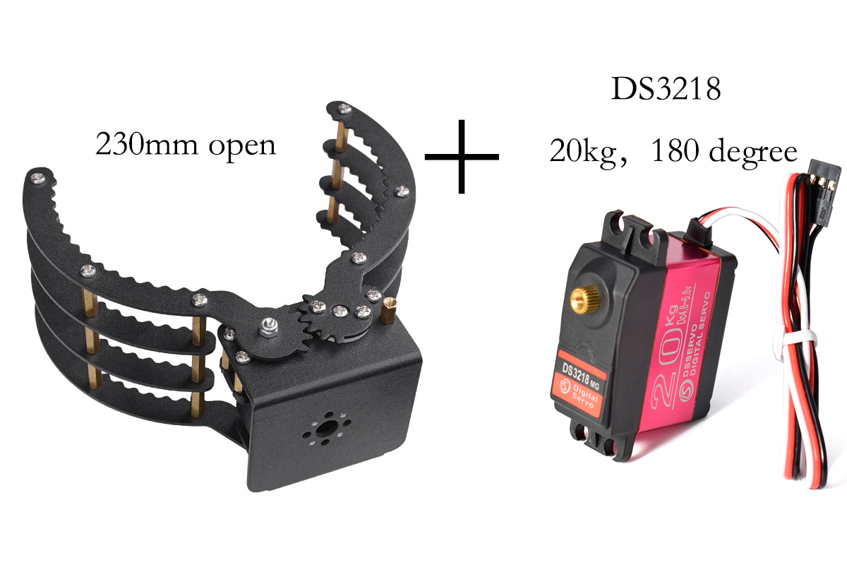 Penjepit Cakar Mekanis dengan  - Robot Gripper Claw ulasan dan harga