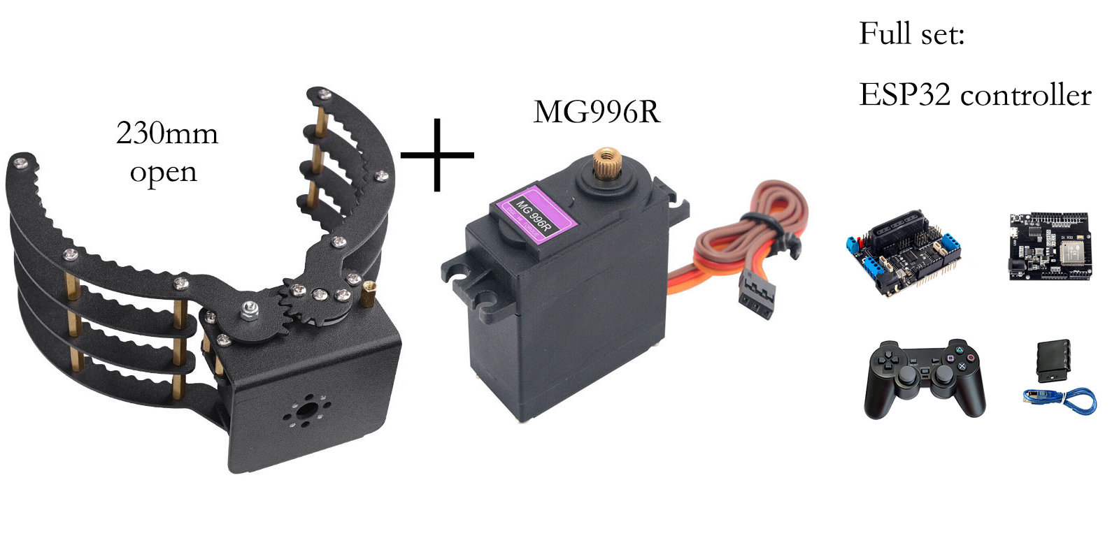 Penjepit Cakar Mekanis dengan  - Robot Gripper Claw ulasan dan harga