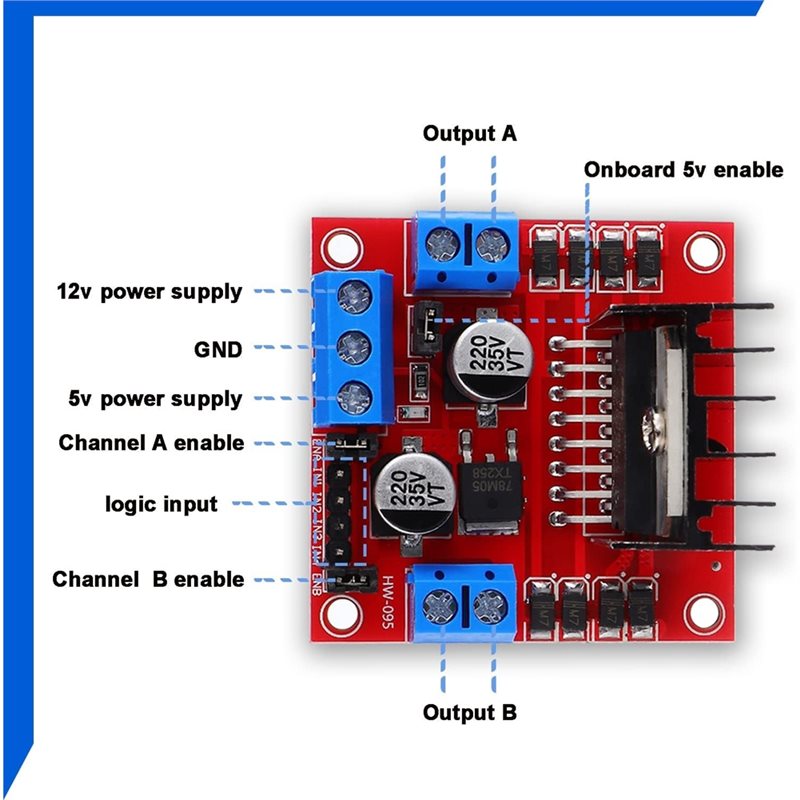 AEE7-4 Buah Papan Pengontrol D - L298N Module ulasan dan harga