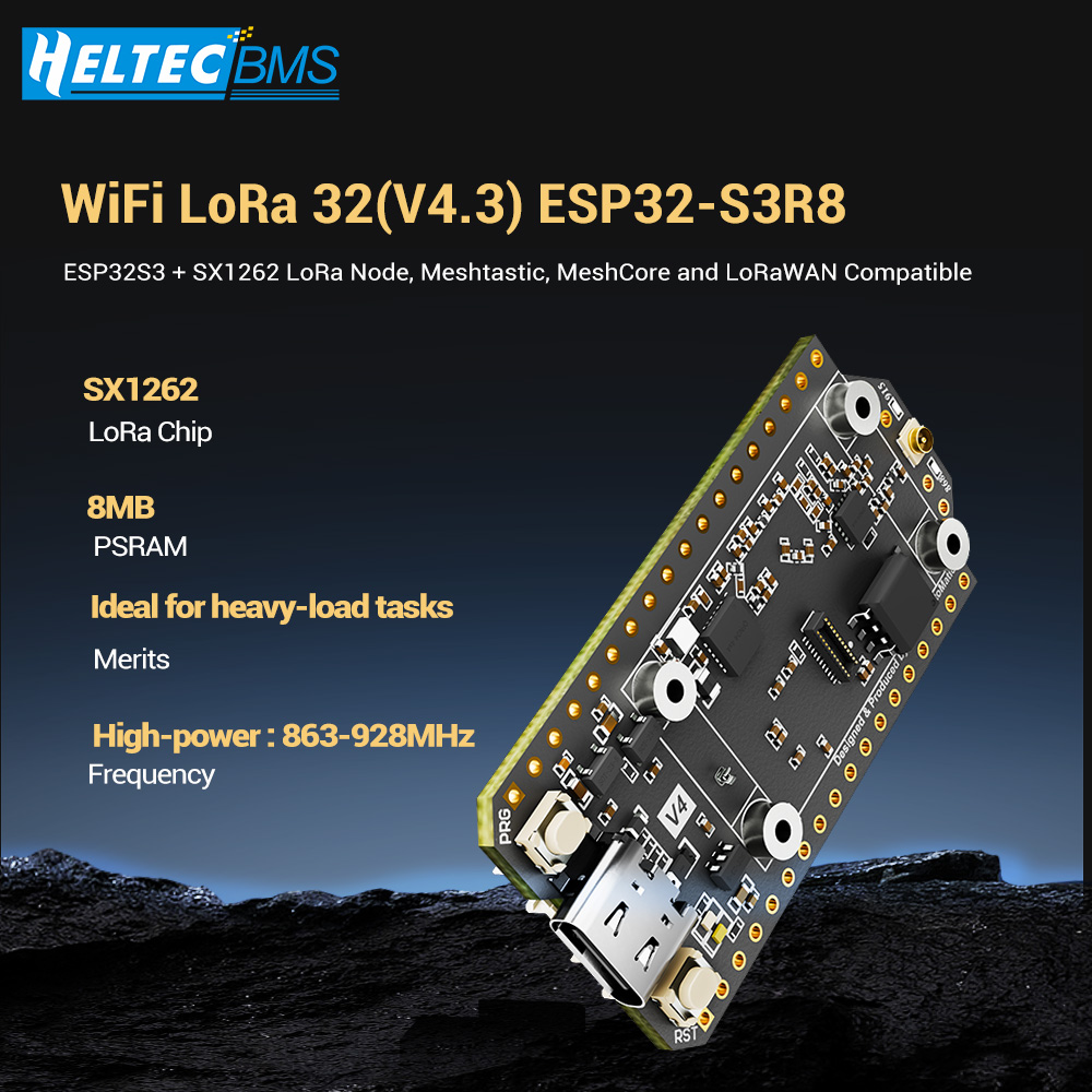 Heltec WiFi LoRa 32 V4.3 ESP32 - Robot Arm Kit ulasan dan harga