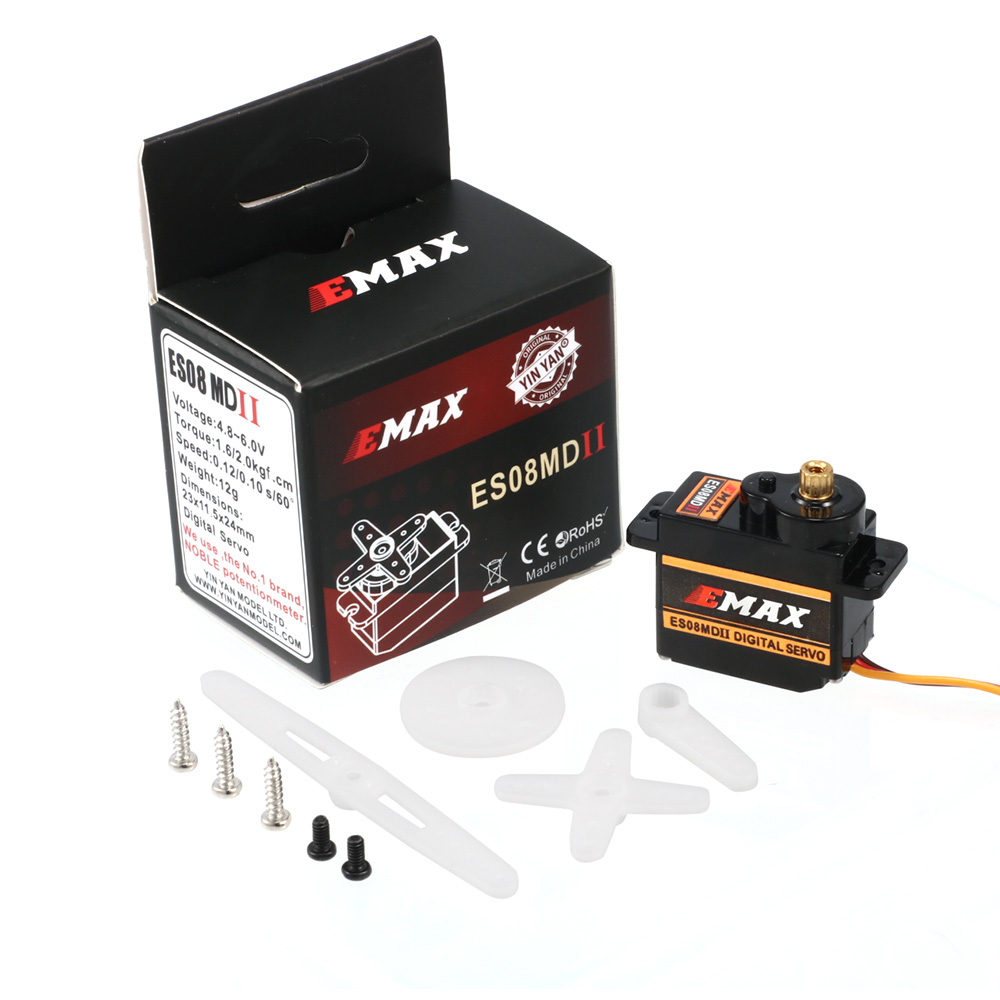 2/4/10 Buah EMAX ES08MD II Met - Sg90 Servo ulasan dan harga