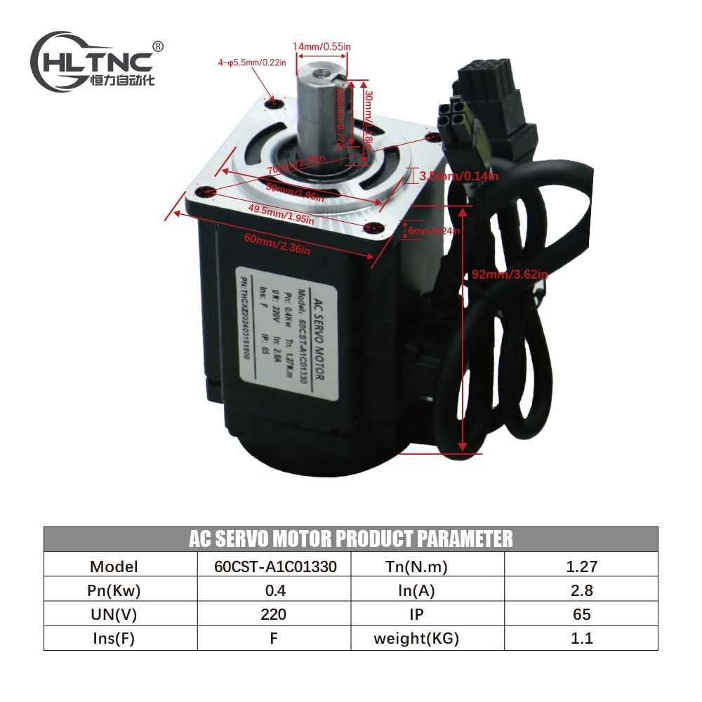 Kit Motor Servo AC 60mm 400W 2 - Servo Kit ulasan dan harga
