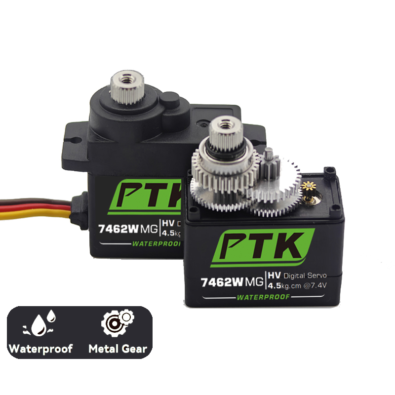 PTK 7462W MG gigi logam 9g ser - Micro Servo ulasan dan harga