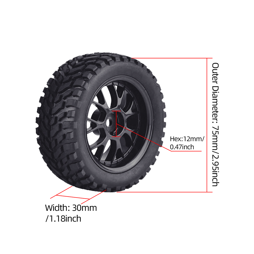 9imod 4 buah roda RC karet 75m - Omni Wheel ulasan dan harga