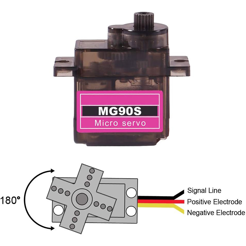 Servo MG90S 5/10/20/40Pcs Semu - Sg90 Servo ulasan dan harga