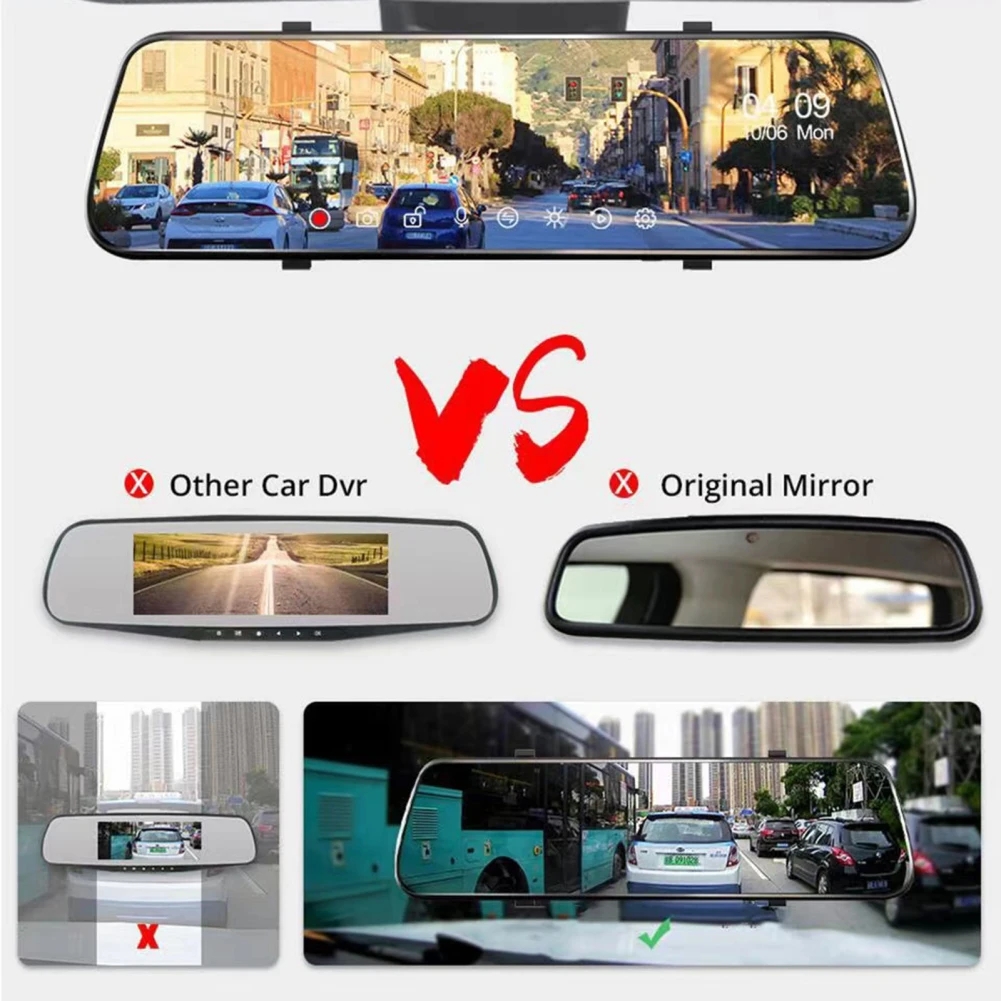 3Channel Dash Cam mobil cermin - Infrared Obstacle Sensor ulasan dan harga
